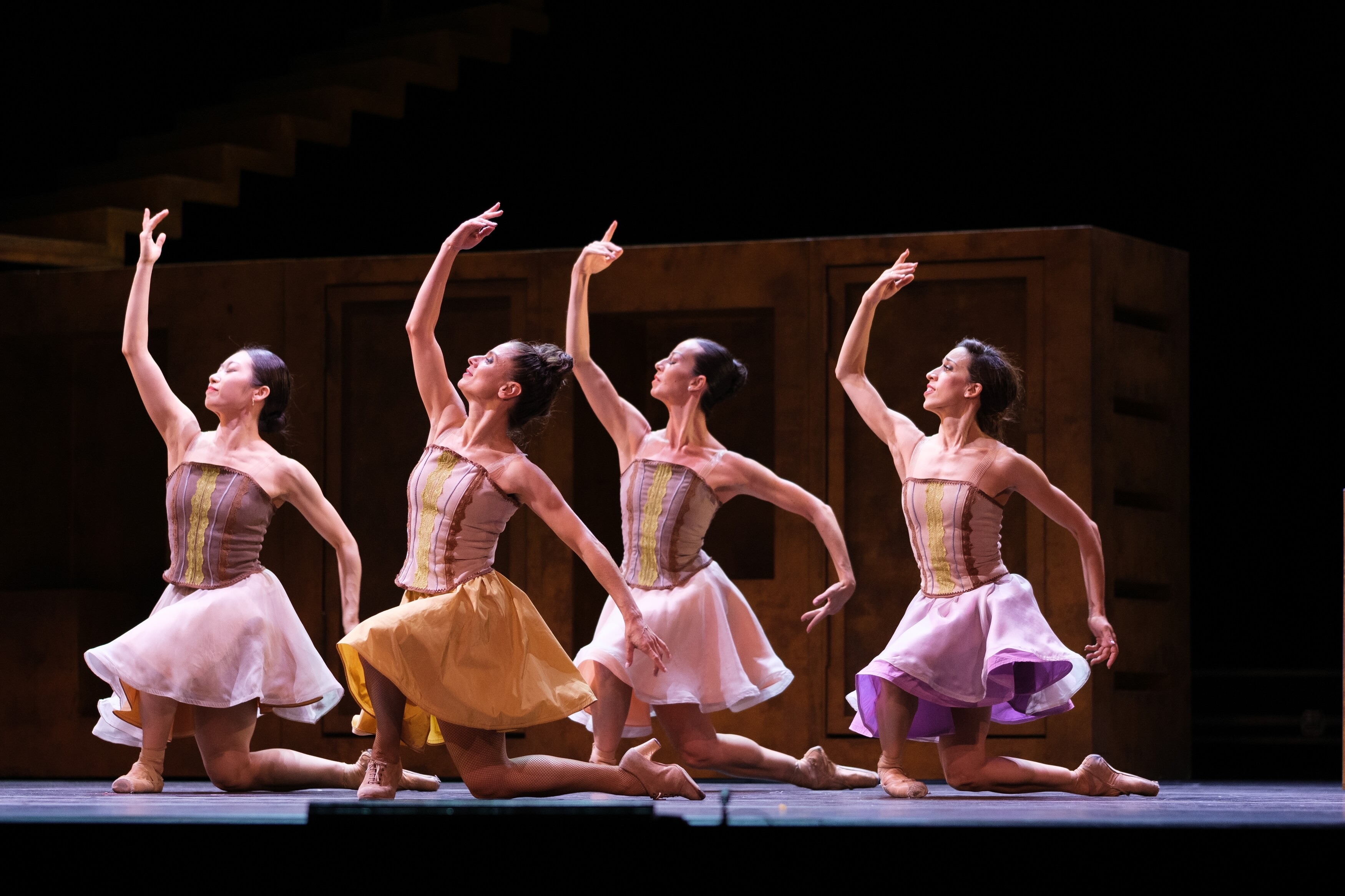 Dancers performing in Madrid, Spain.